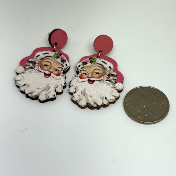 Vintage style santa earrings! - Picture 6 of 9